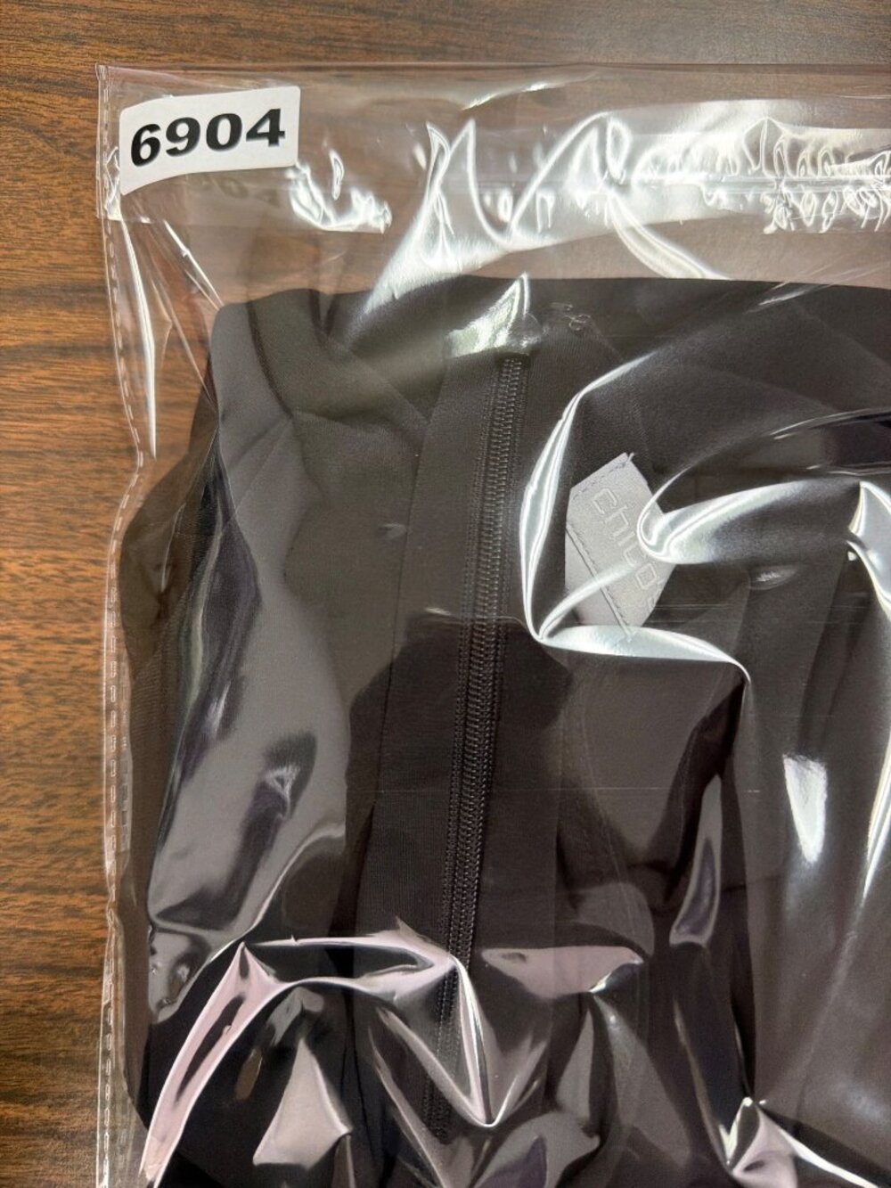 Chicos Womens Black Faux-Wrap Tie-Belt Jumpsuit Size 2 (12/14 ) - Picture 11 of 12